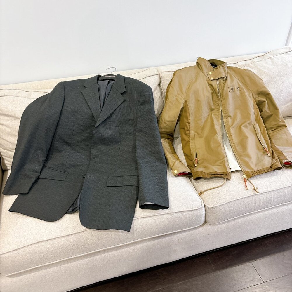 MENS JACKET, PRICE FOR BOTH, ZARA AND BLACK BLAZER